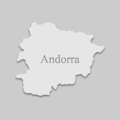 Image showing map of Andorra