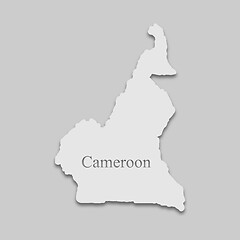 Image showing map of Cameroon