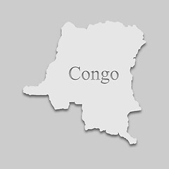 Image showing map of Congo