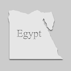 Image showing map of Egypt