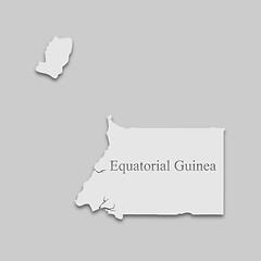 Image showing map of Equatorial Guinea