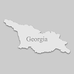 Image showing map of Georgia