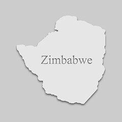Image showing Zimbabwe map