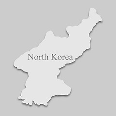 Image showing Map of North Korea