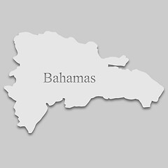 Image showing Map of The Bahamas