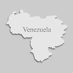 Image showing map of Venezuela