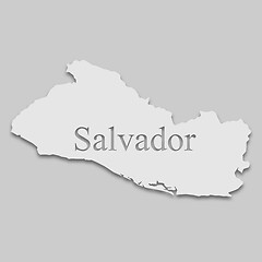 Image showing map Salvador