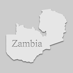 Image showing map Zambia