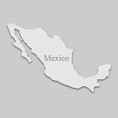 Image showing Mexico map