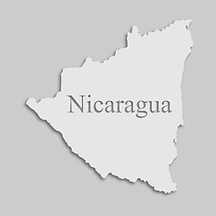 Image showing Nicaragua map