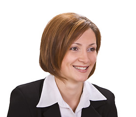 Image showing Portrait of a smiling woman