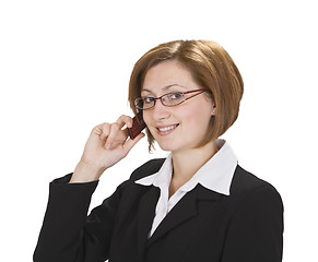 Image showing Businesswoman with phone