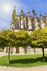 Image showing Holy temple Barbara (Chram Svate Barbory), Czech Republic