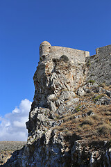 Image showing Fortress Fortezza in Rethymno, Crete island, Greece