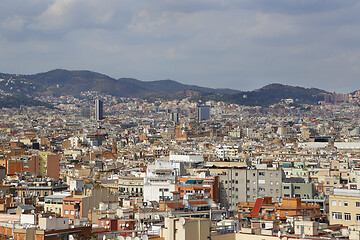 Image showing Beautiful view of Barcelona, Catalonia, Spain