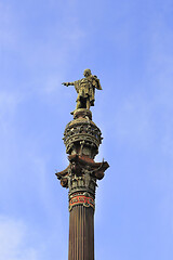 Image showing Monument of Christopher Columbus in Barcelona