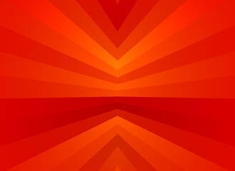 Image showing Abstract red background from concentric angular stripes