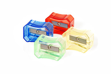 Image showing Colored pencil sharpener
