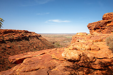 Image showing Kings Canyon in center Australia