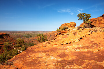 Image showing Kings Canyon in center Australia