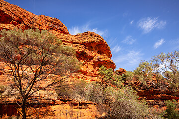 Image showing Kings Canyon in center Australia