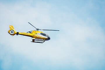 Image showing typical tourist helicopter flight