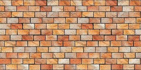 Image showing brick stone wall banner background seamless texture