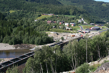 Image showing Bridge under construction