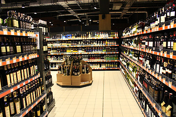 Image showing Store of alcoholic drinks 