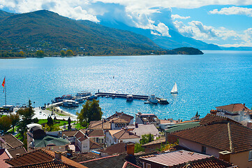 Image showing Ohrid in a sunny day. Macedonia