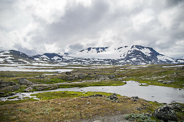 Image showing Travel in Norway mountains at summer