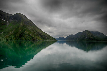 Image showing Lake reflections landscape in europe