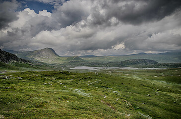 Image showing Mountain nature landscape in Morway summer