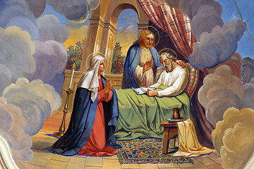 Image showing The death of st. Joseph