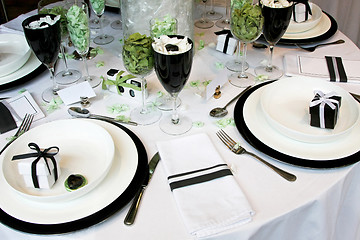 Image showing Wedding table