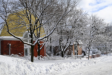 Image showing Winter street