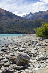 Image showing lake Wanaka; New Zealand south island