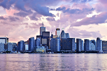 Image showing Toronto skyline