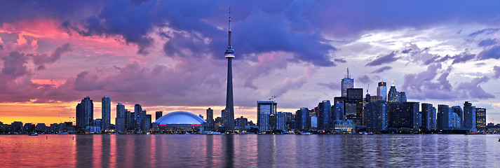 Image showing Toronto skyline