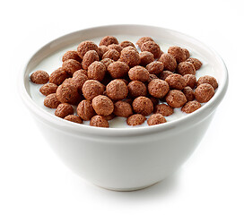 Image showing bowl of breakfast balls