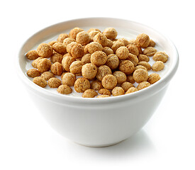 Image showing bowl of breakfast balls