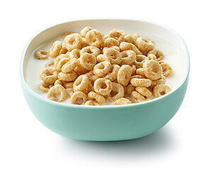Image showing bowl of breakfast rings