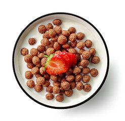 Image showing bowl of breakfast balls