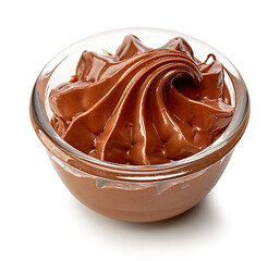 Image showing bowl of chocolate cream