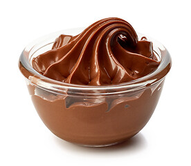 Image showing bowl of chocolate cream