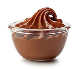 Image showing bowl of chocolate cream