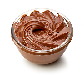 Image showing bowl of chocolate cream