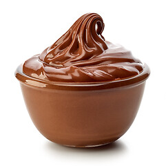 Image showing bowl of chocolate cream