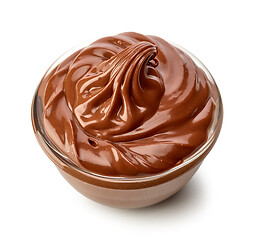 Image showing bowl of chocolate cream