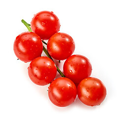 Image showing fresh wet tomatoes